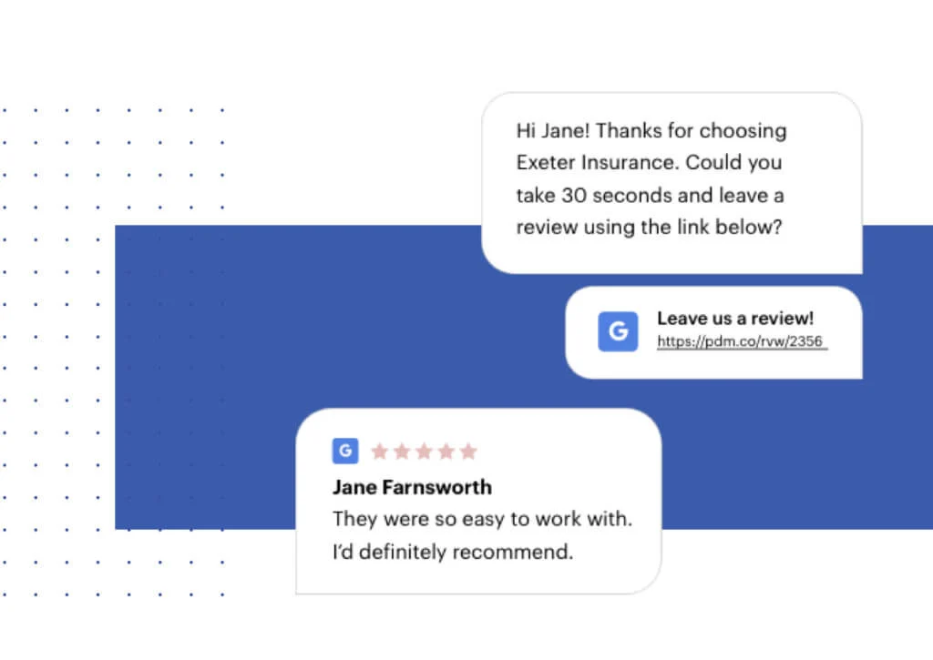 Collecting customer reviews